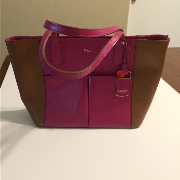 Lauren Ralph Lauren purse, double strap bag - Picture 3 of 10